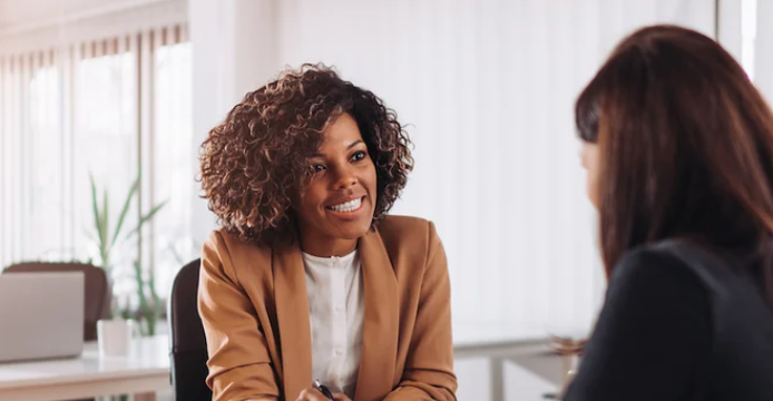 woman seeking advise from a wealth management advisor