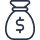 money bag icon

