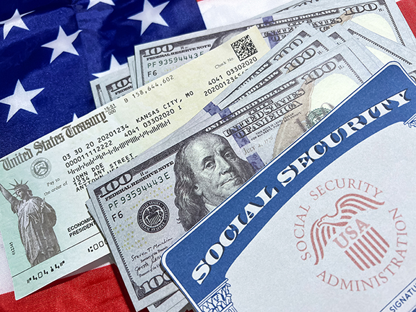 Social Security Card and Check